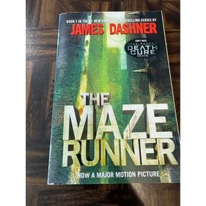 The Maze Runner James Dashner Book 1 Paperback Movie Tie-In YA Dystopian Sci-Fi